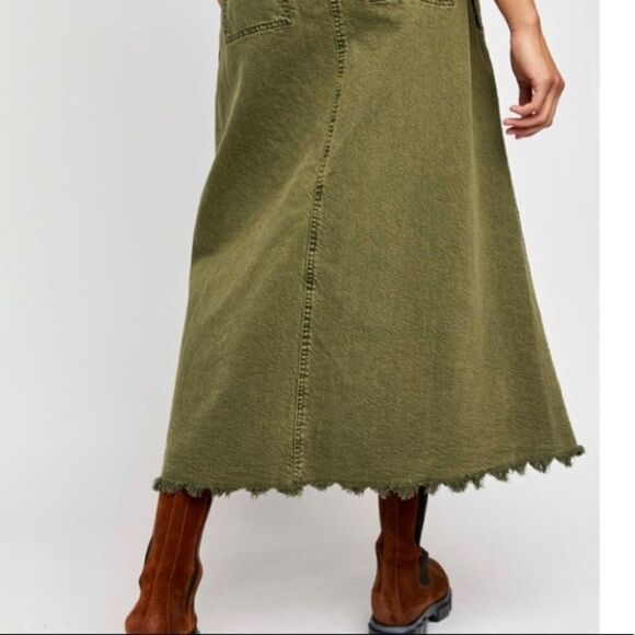 New Free People Woke Up Like this Maxi Skirt - Picture 3 of 9
